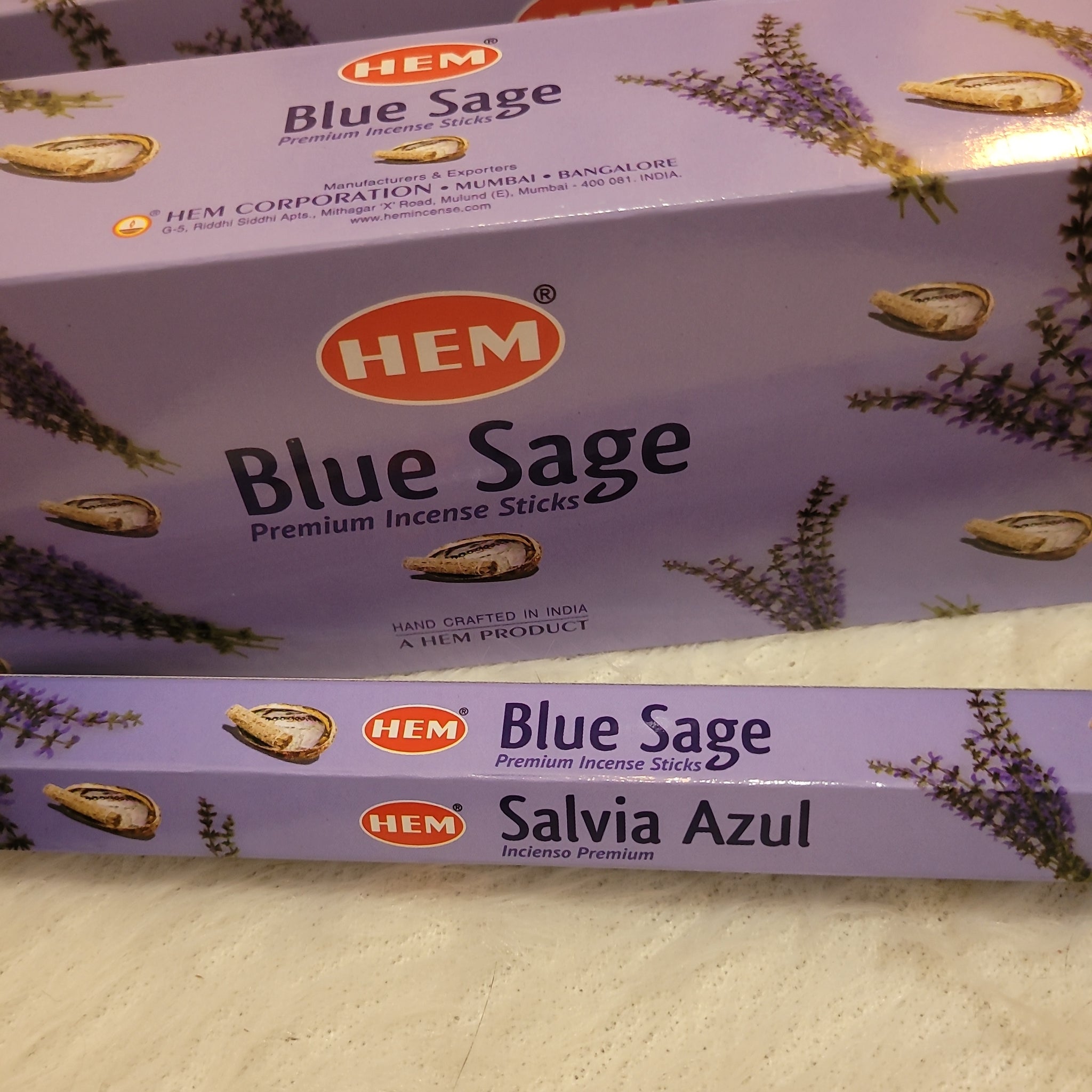 Incense - Hem Blue Sage Incense Sticks - 20 pac