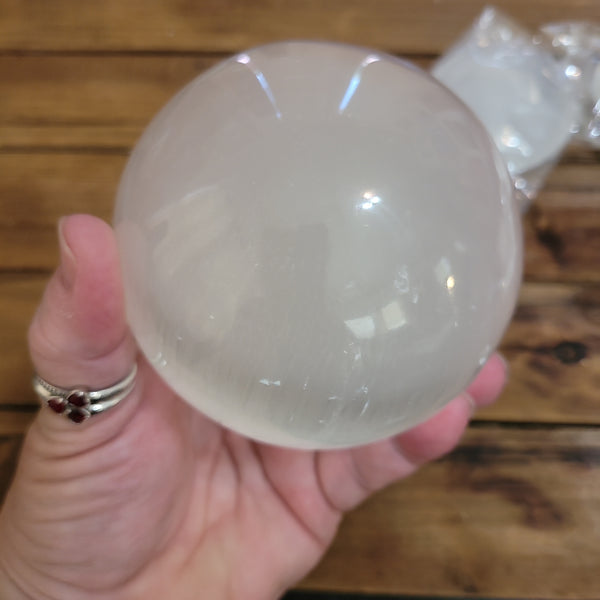 Spheres- Selenite Sphere 100mm