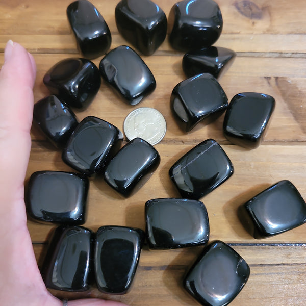 Tumbles - Black Obsidian Tumble (1) Random Pull