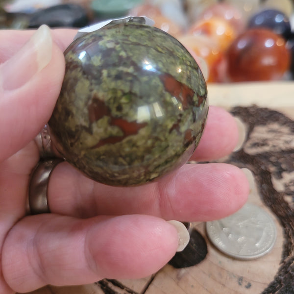 Spheres - African Bloodstone Sphere 40mm BS2