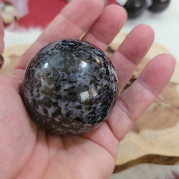 Spheres - Indigo Gabbro Sphere IS1 50mm
