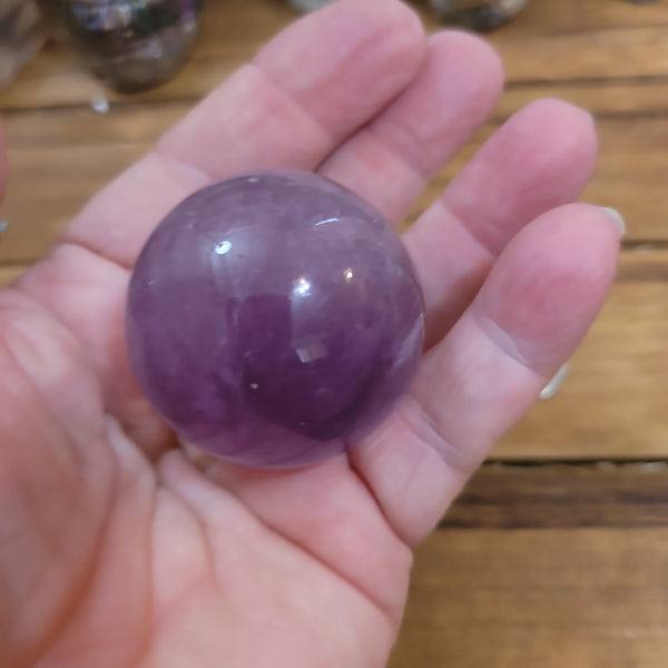 Spheres - Purple Flourite Sphere 40mm FS4