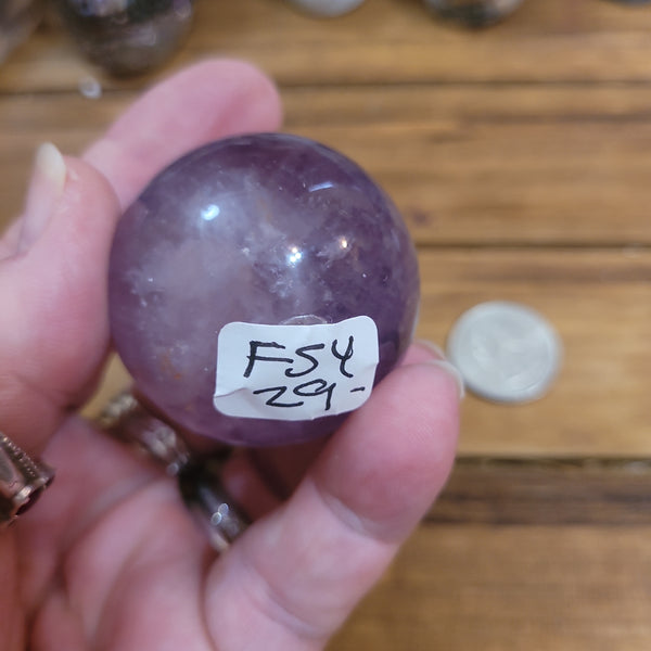 Spheres - Purple Flourite Sphere 40mm FS4