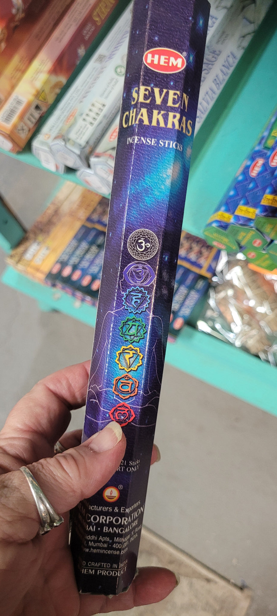 Incense - Hem Seven Chakras Incense - 20 stick pac