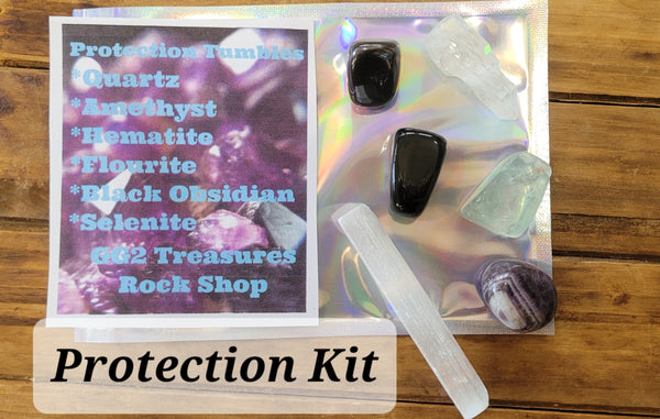 Protection Kit - Protection Stones Kit - Protection Tumbles