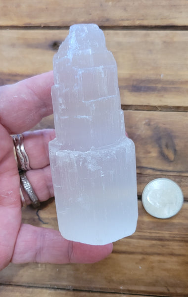 Selenite Skyscraper 4 in. Random pull