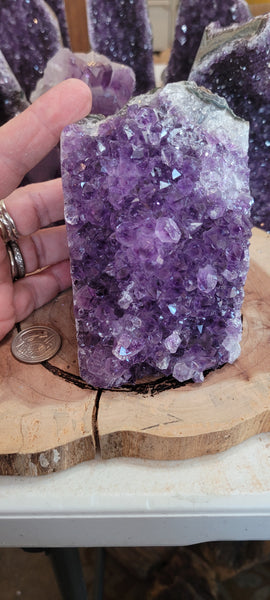 Amethyst Geode Cut Base AU5