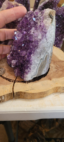 Amethyst Geode Cut Base AU5