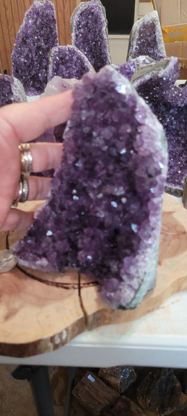 Amethyst Geode Cut Base AU1