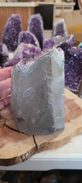 Amethyst Geode Cut Base AU1