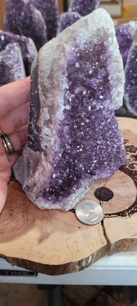 Amethyst Geode Cut Base AU4