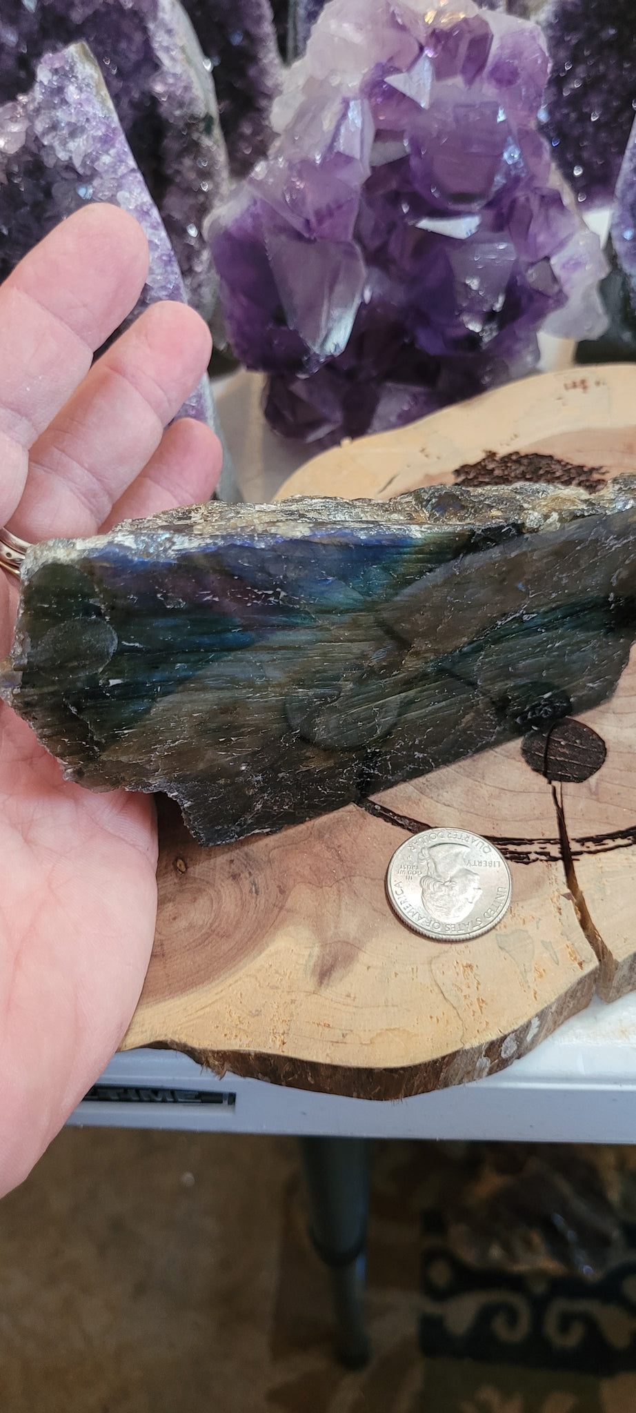 Labadorite One Side Polished LH3