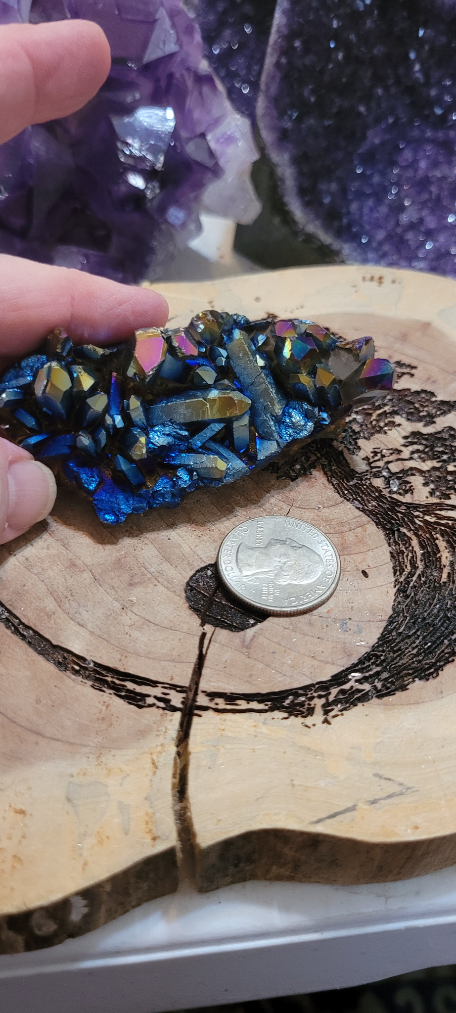 Titanium Quartz Cluster Z31