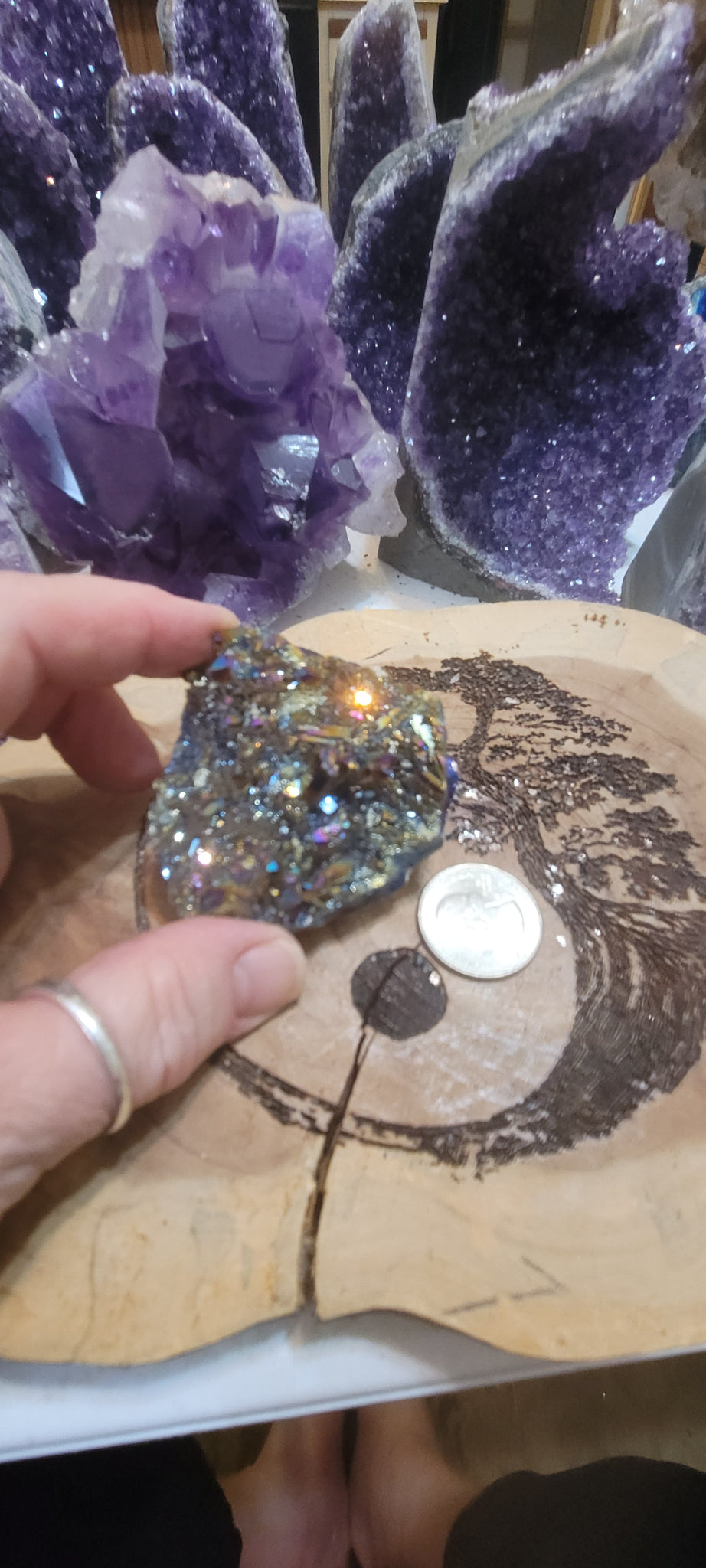 Titanium Quartz Cluster Z3