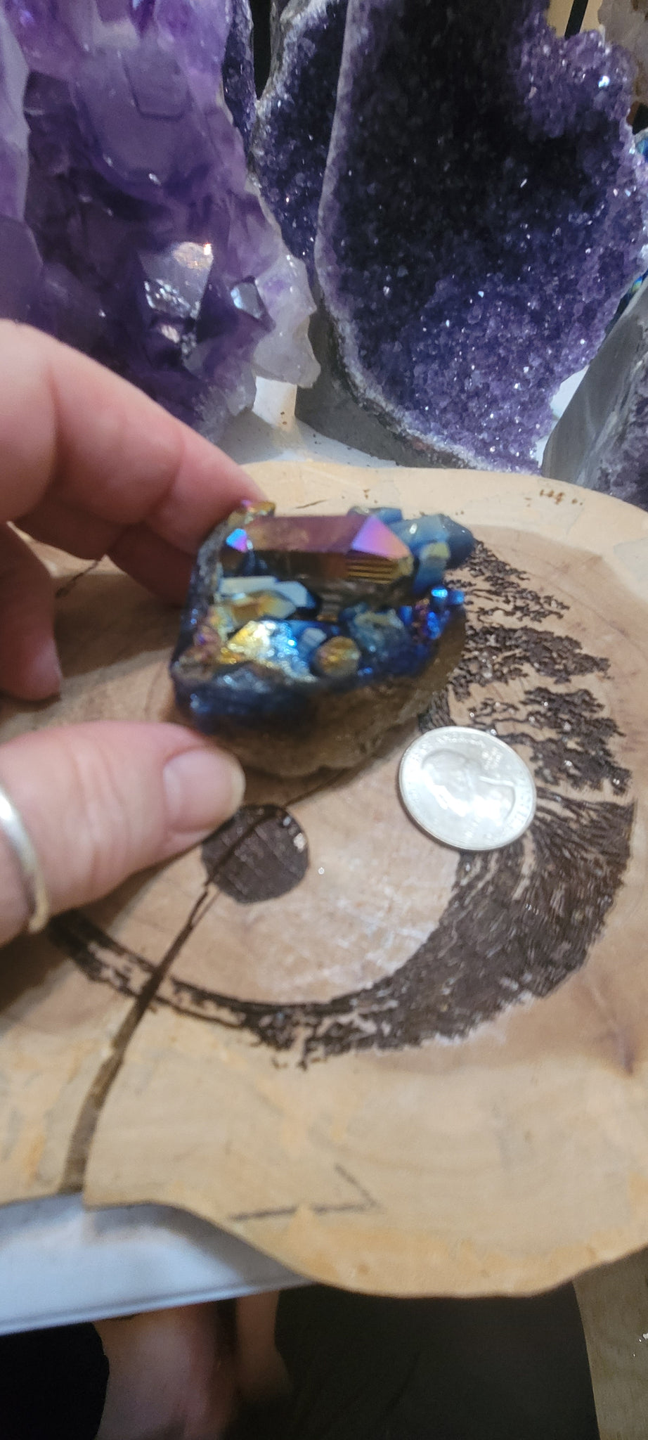 Titanium Quartz Cluster Z7