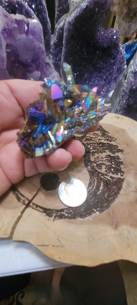 Titanium Quartz Cluster Z9