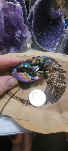 Titanium Quartz Cluster Z33