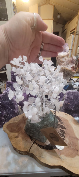 Gemstone Tree - Rose Quartz Gemstone Tree GT6