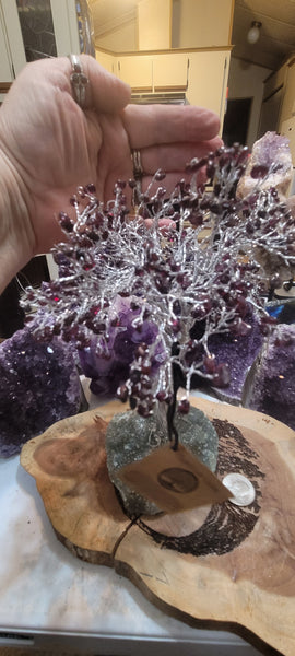 Gemstone Tree - Garnet Gemstone Tree GT4