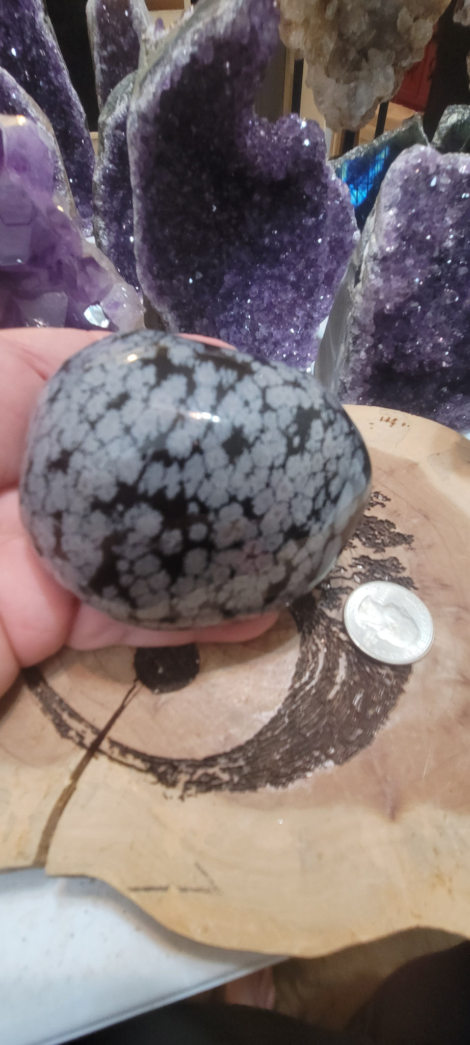 Power Stones - Snowflake Obsidian Power Stone PS8