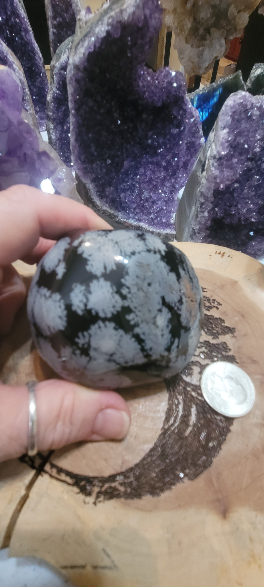 Power Stones - Power Stones -Snowflake Obsidian Power Stone PS9