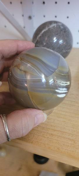 Spheres - Orca Agate Sphere 70mm OS2