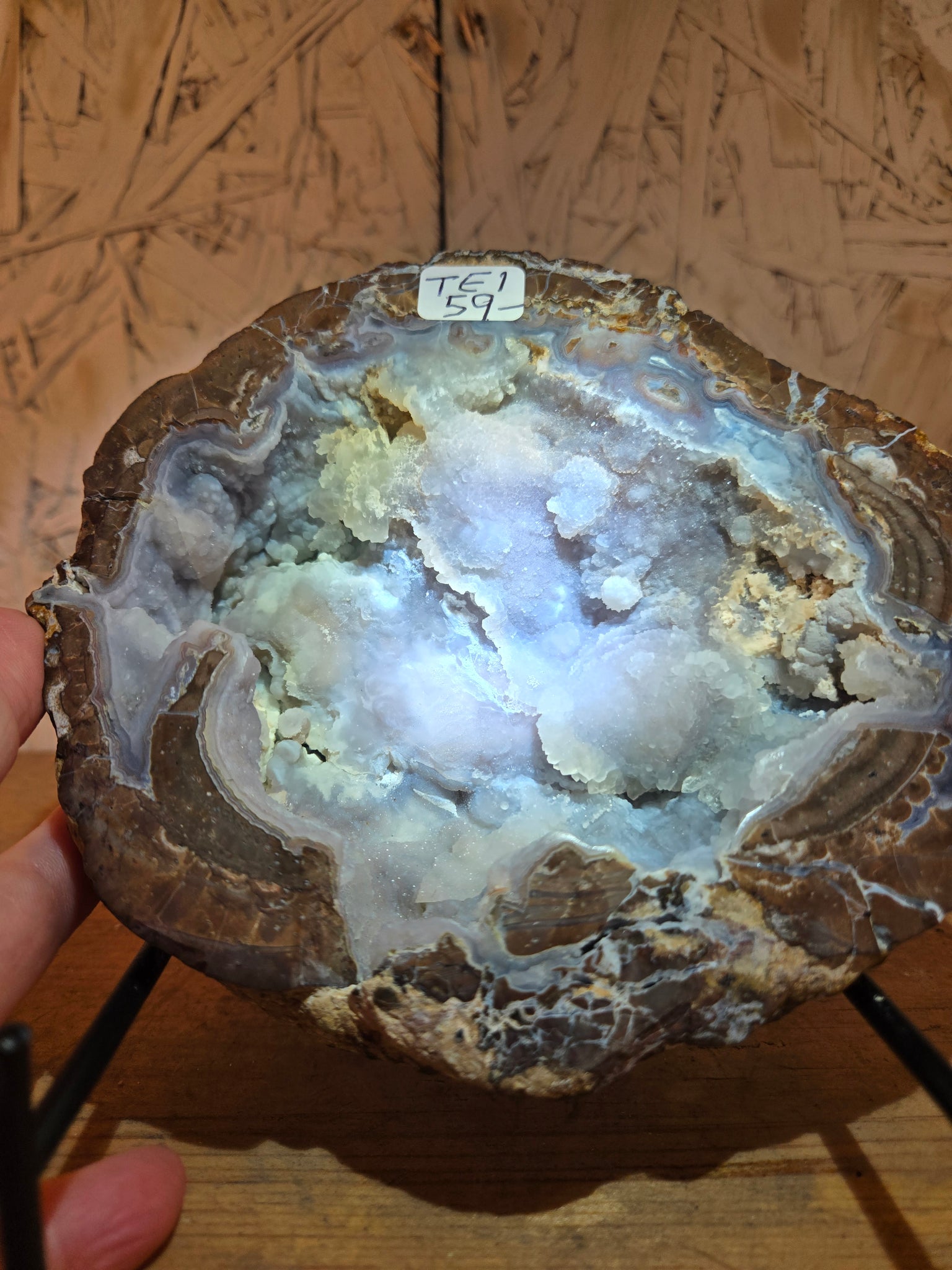 Thunder Egg Blue Chalcedony TE1