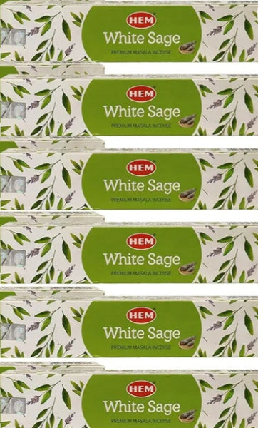 Incense - Hem White Sage Incense Sticks - 15 gram pac