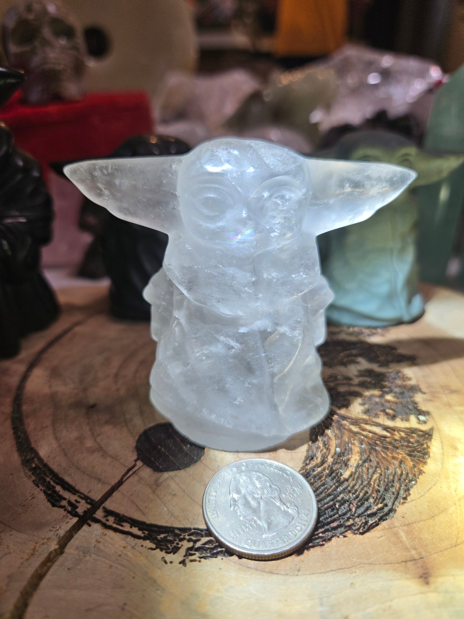 Carvings - Quartz Yoda Y3