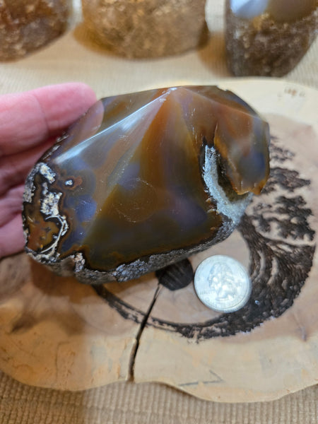 Natural Agate Polished Point AP4