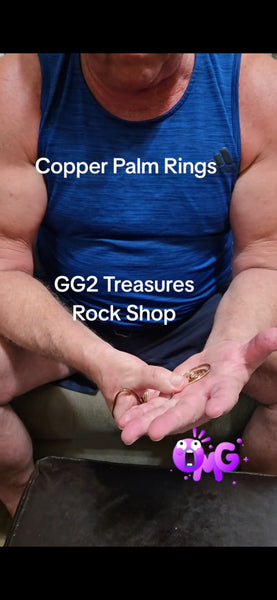 Copper Palm Ring