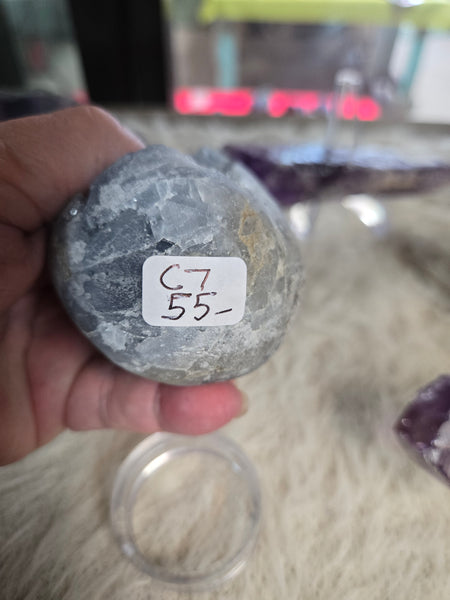 Celestite Cluster Geode C7