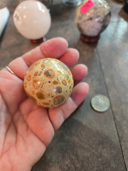 Spheres - Ocean Jasper Sphere OJ3 30mm