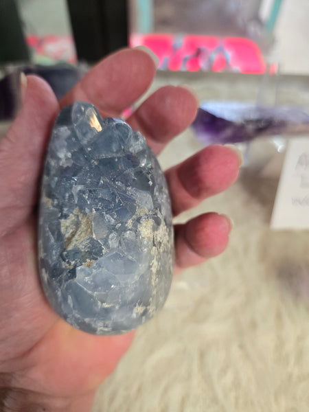 Celestite Cluster Geode C12
