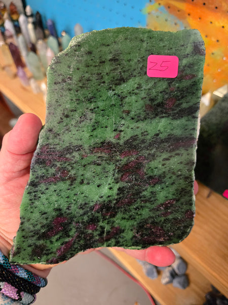 Slabs - Ruby Zoisite Slab Z5