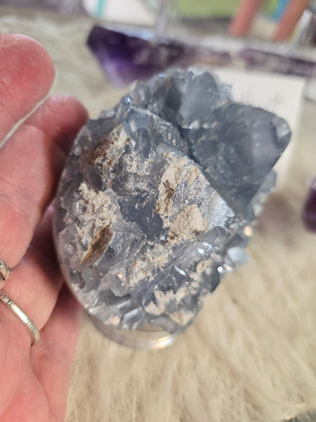 Celestite Cluster Geode C5