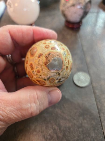 Spheres - Ocean Jasper Sphere OJ3 30mm