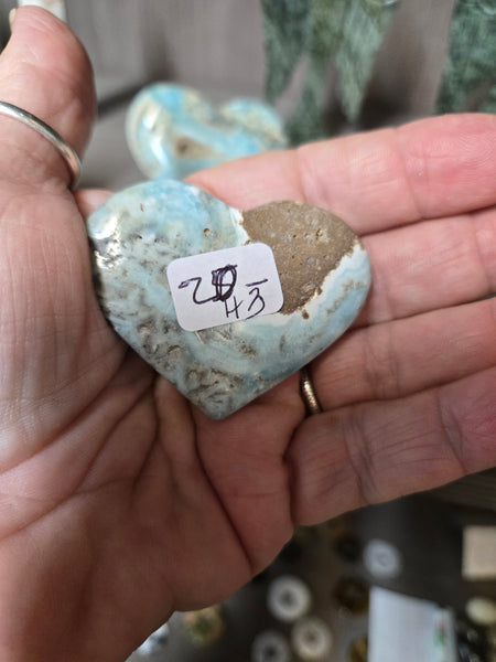 Carribean Calcite Heart H3