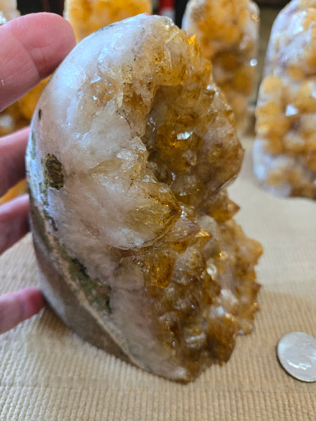 Citrine Cluster Cut Base CB1