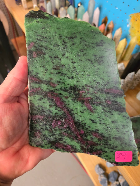 Slabs - Ruby Zoisite Slab Z3