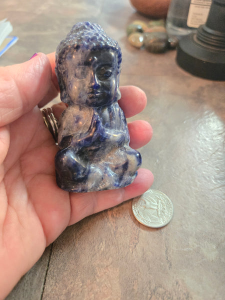 Blue Sodalite Baby Buddha