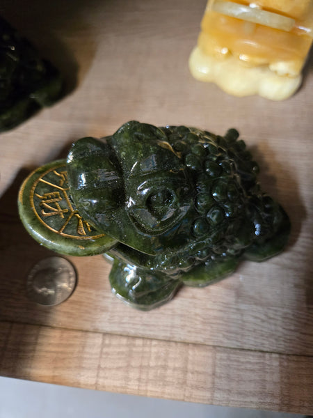 Green Jade Money Frog MF2