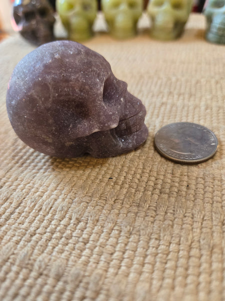 Skulls - Lepidolite Skull 40mm SK20