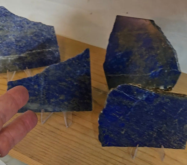 Lapis Slab with Stand (Random Pull)