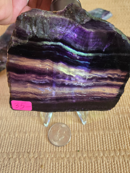 Slabs - Rainbow Flourite Slab FS4