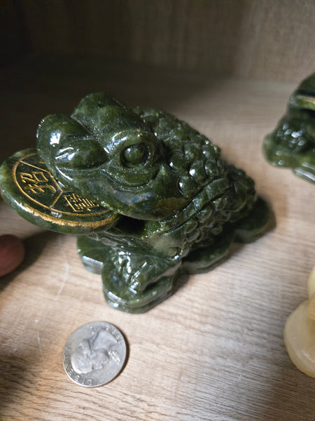 Green Jade Money Frog MF1