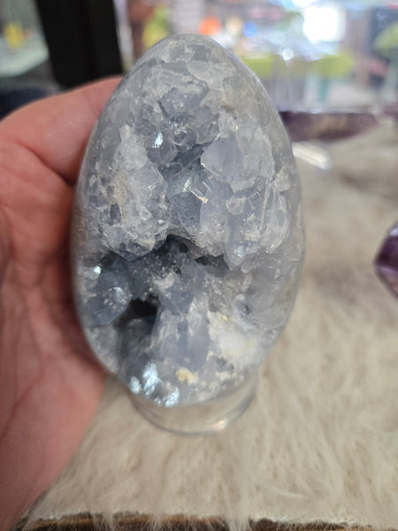 Celestite Cluster Geode C7