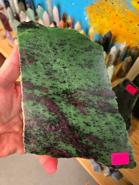 Slabs - Ruby Zoisite Slab Z3