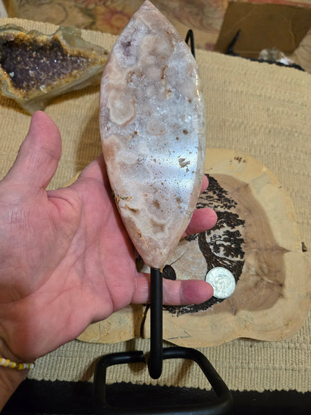 Rose Amethyst Freeform on Pin AF2