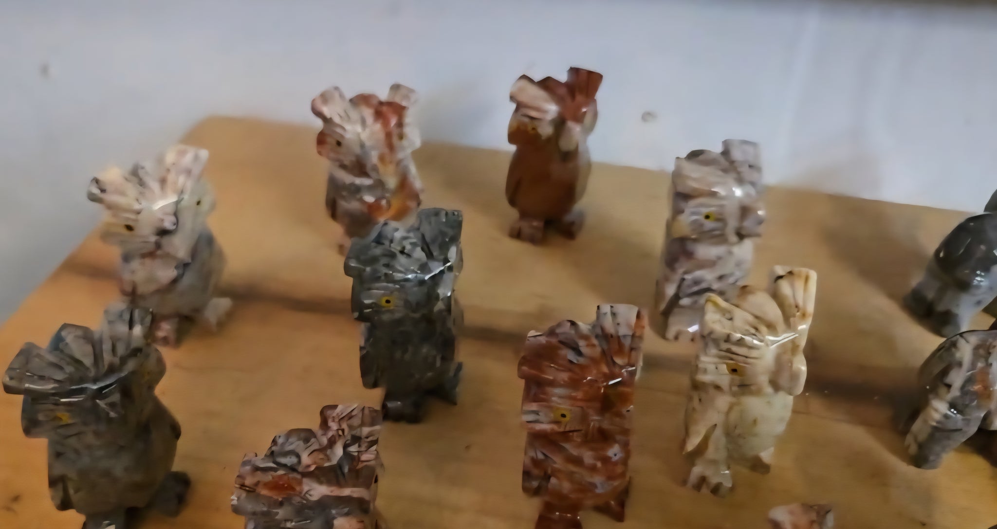 Soapstone Animals- Owl - Random Pull